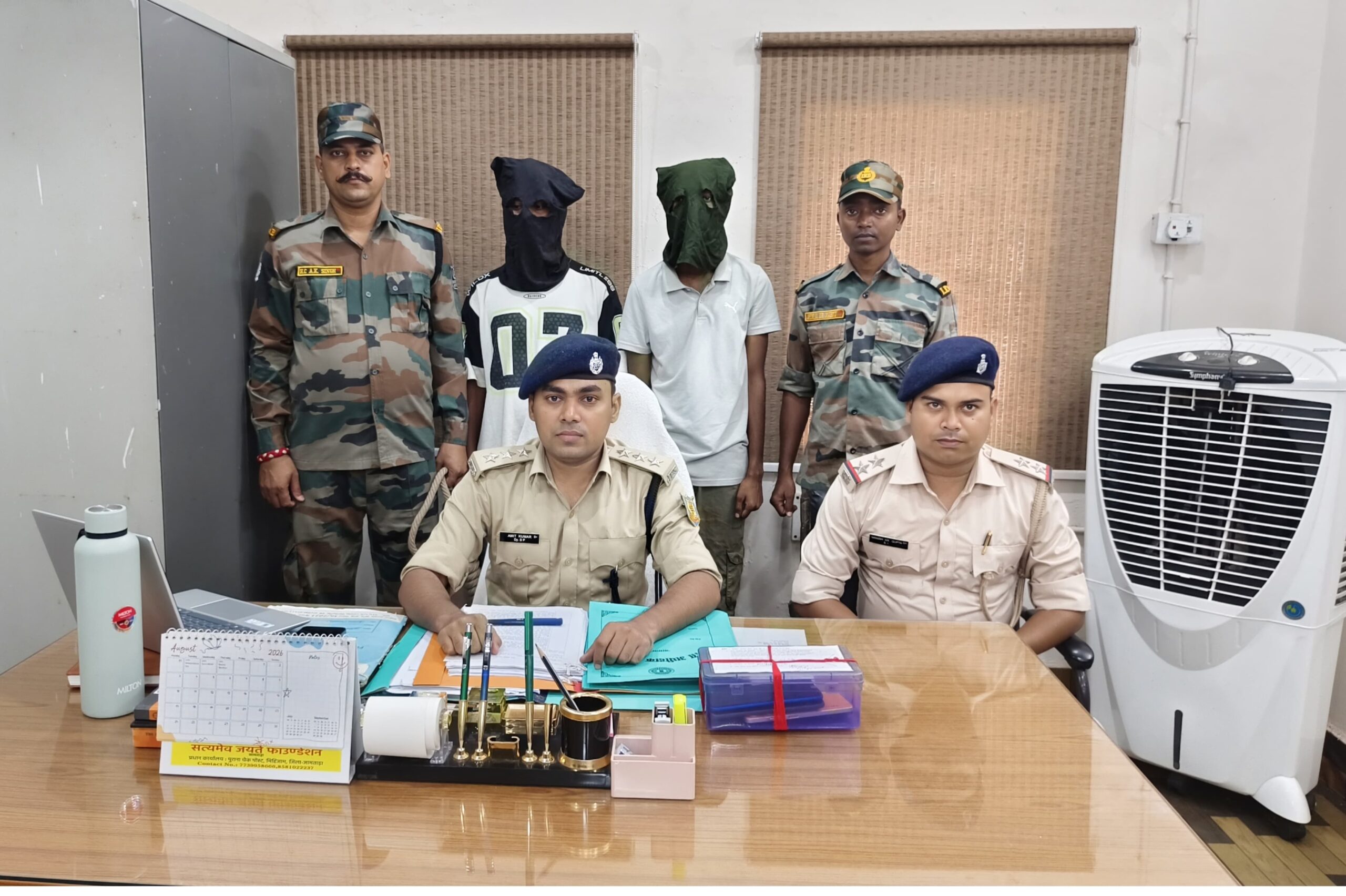 जामताड़ा में साइबर ठगी पर पुलिस का शिकंजा, KYC के नाम पर ठगी करने वाले दो आरोपी दबोचे गए
